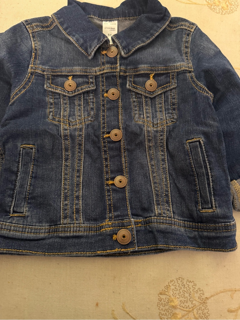 Carters Dark Blue Denim Jean Jacket for Kids